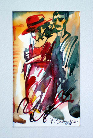 Tango watercolor 0309
