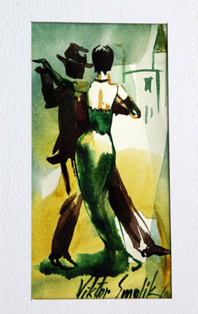 Tango watercolor